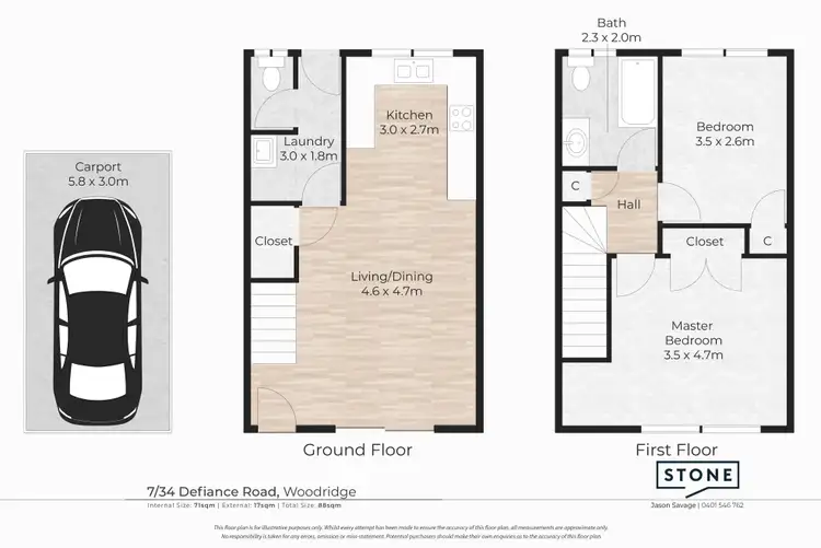 Floorplan of Homely house listing, 7/34 Defiance Road, Logan Central QLD 4114