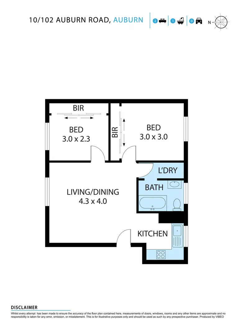 Floorplan of Homely unit listing, 10/102 Auburn Road, Auburn NSW 2144