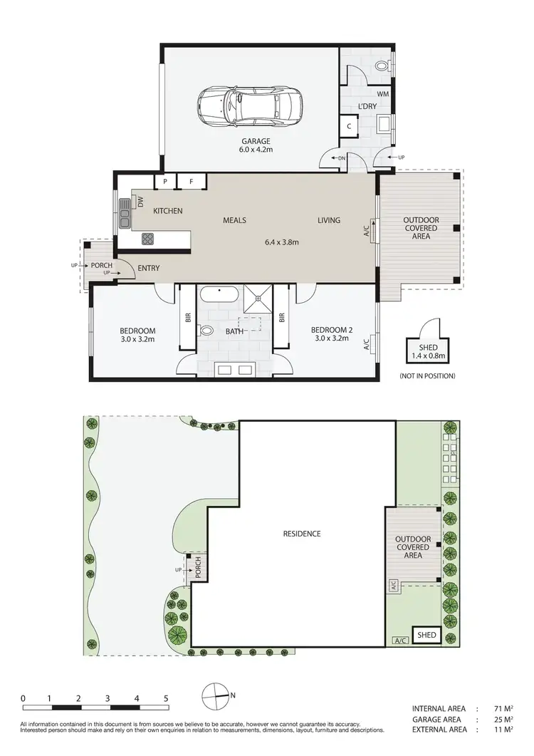 Floorplan of Homely villa listing, 3/61 Rose Street, Altona VIC 3018