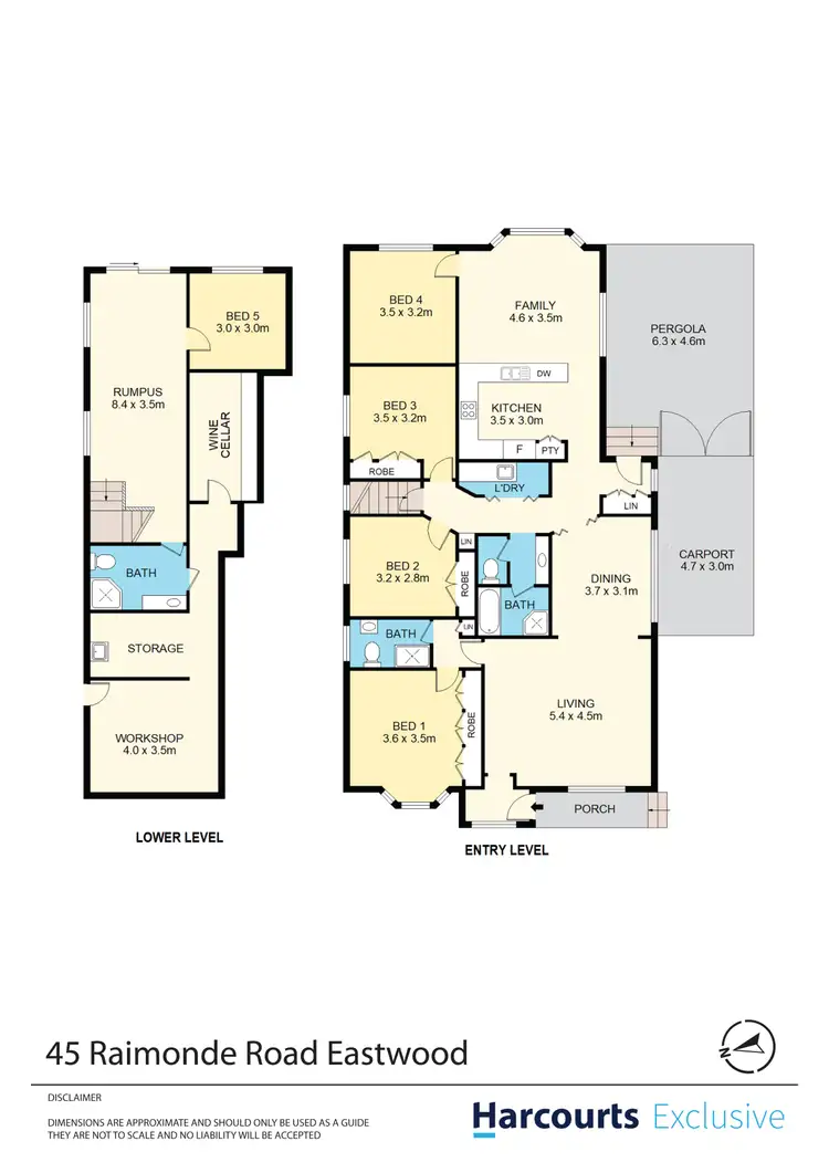Floorplan of Homely house listing, 45 Raimonde Road, Eastwood NSW 2122