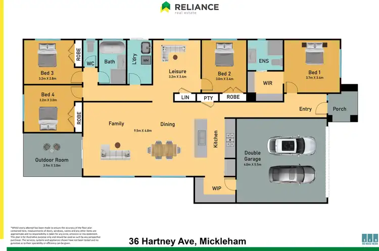 Floorplan of Homely house listing, 36 Hartney Avenue, Mickleham VIC 3064