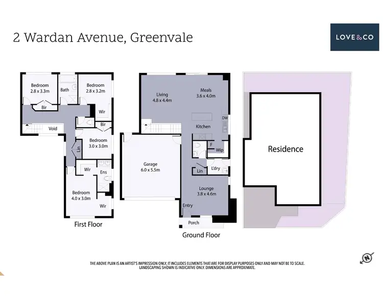 Floorplan of Homely house listing, 2 Wardan Avenue, Greenvale VIC 3059