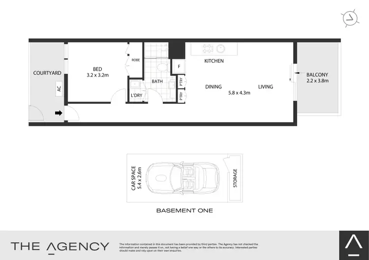 Floorplan of Homely apartment listing, 102/370 New Canterbury Road, Dulwich Hill NSW 2203