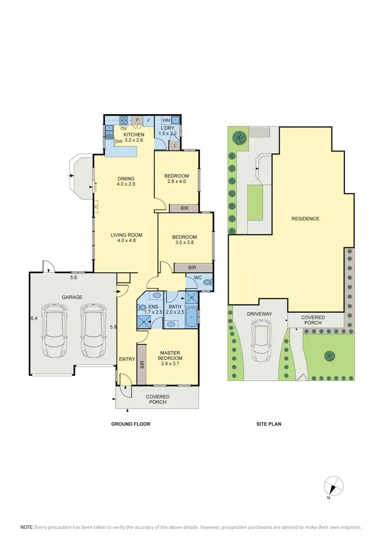 Floorplan of Homely unit listing, 51 First Avenue, Strathmore VIC 3041