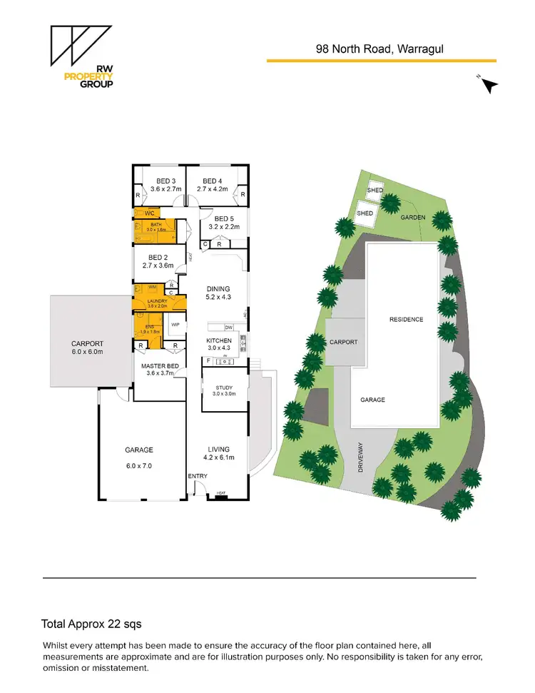 Floorplan of Homely house listing, 98 North Road, Warragul VIC 3820