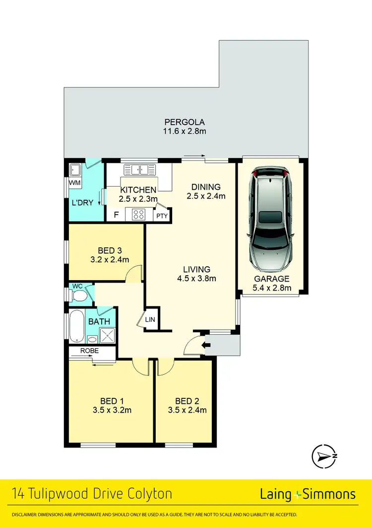 Floorplan of Homely house listing, 14 Tulipwood Drive, Colyton NSW 2760