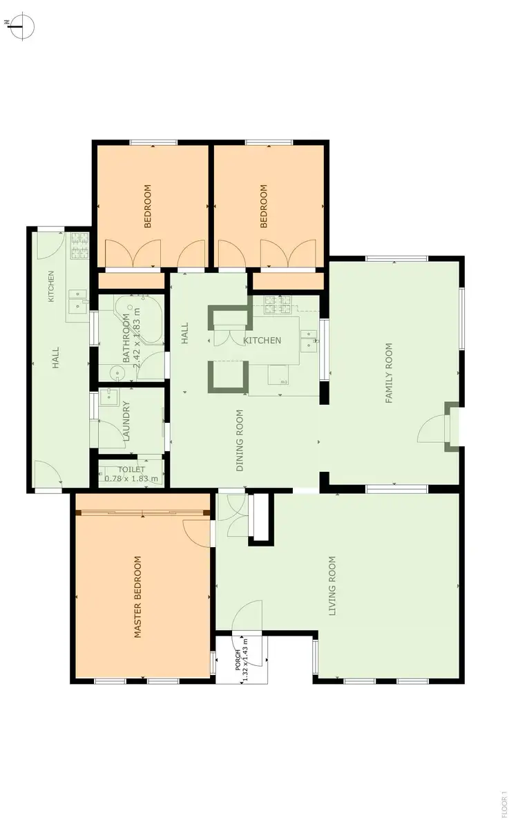 Floorplan of Homely house listing, 4a Glinden Avenue, Ardeer VIC 3022