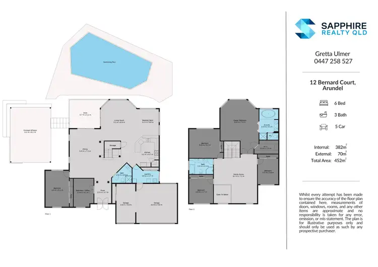 Floorplan of Homely house listing, 12 Bernard Court, Arundel QLD 4214