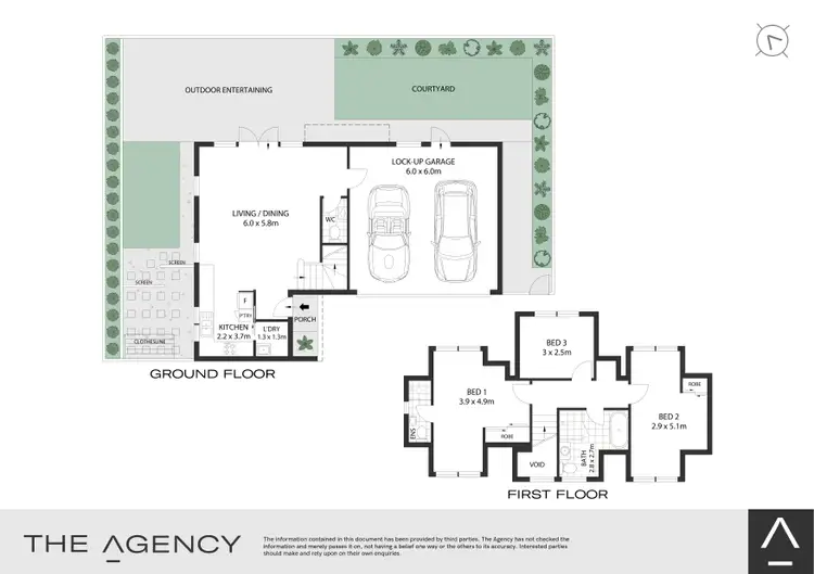 Floorplan of Homely townhouse listing, 3/33 Challis Avenue, Dulwich Hill NSW 2203