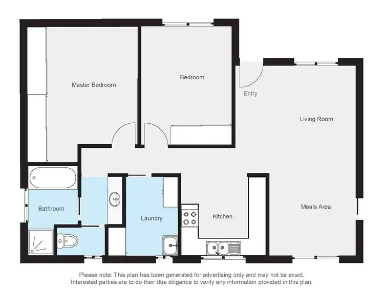 Floorplan of Homely townhouse listing, 2/26 Jackling Drive, Lavington NSW 2641