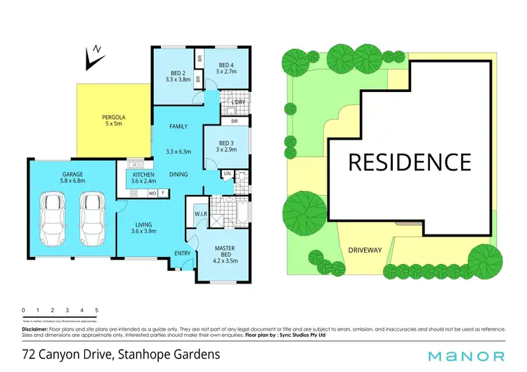 Floorplan of Homely house listing, 72 Canyon Drive, Stanhope Gardens NSW 2768