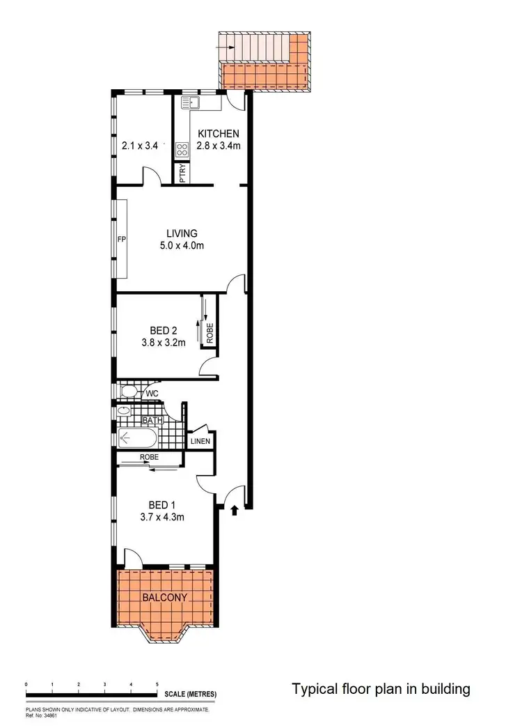 Floorplan of Homely apartment listing, 4/9b Carr Street, Coogee NSW 2034