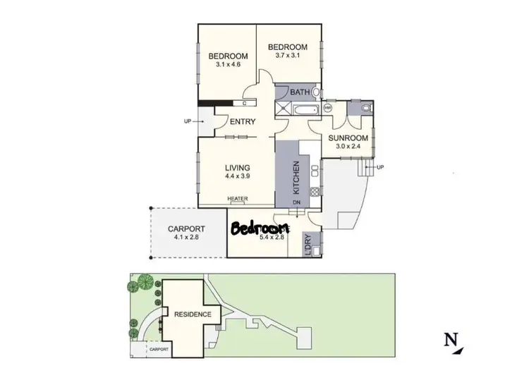 Floorplan of Homely house listing, 39 Campbell Street, Frankston VIC 3199