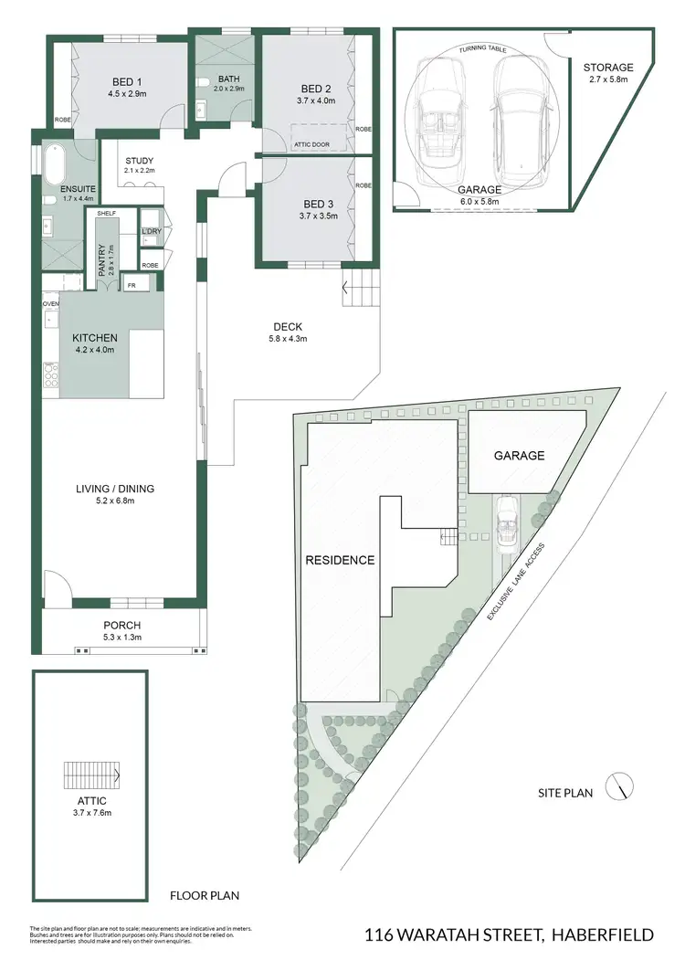 Floorplan of Homely house listing, 116 Waratah Street, Haberfield NSW 2045