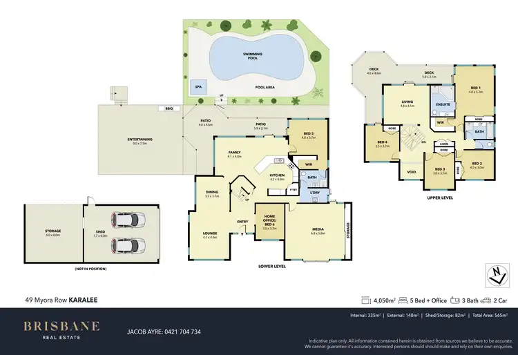 Floorplan of Homely house listing, 49 Myora Row, Karalee QLD 4306