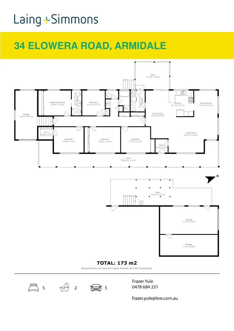 Floorplan of Homely house listing, 34 Elowera Road, Armidale NSW 2350