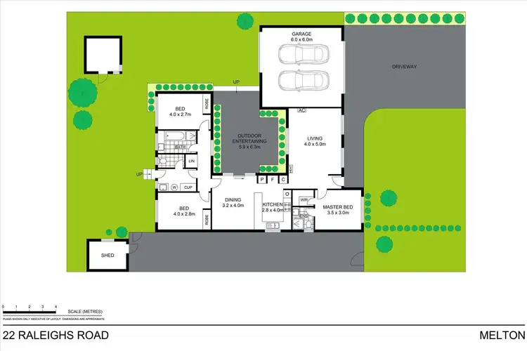 Floorplan of Homely house listing, 22 Raleighs Road, Melton VIC 3337