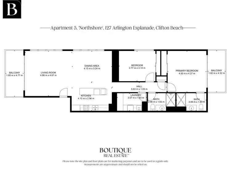 Floorplan of Homely apartment listing, 5/127 Arlington Esplanade, Clifton Beach QLD 4879