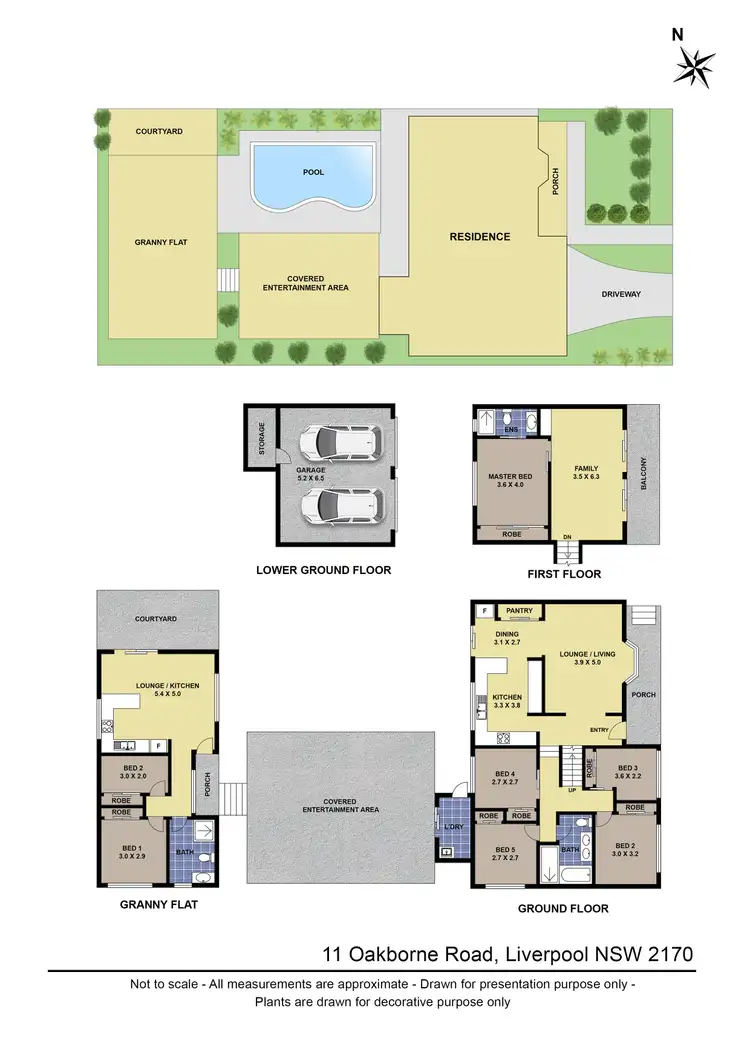 Floorplan of Homely house listing, 11 Oakborne Road, Liverpool NSW 2170