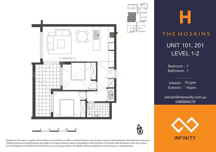 Floorplan of Homely apartment listing, 101/78 Marshall Street, Bankstown NSW 2200