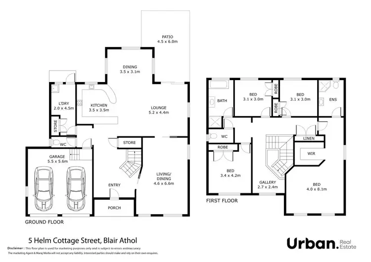 Floorplan of Homely house listing, 5 Helm Cottage Street, Blair Athol NSW 2560