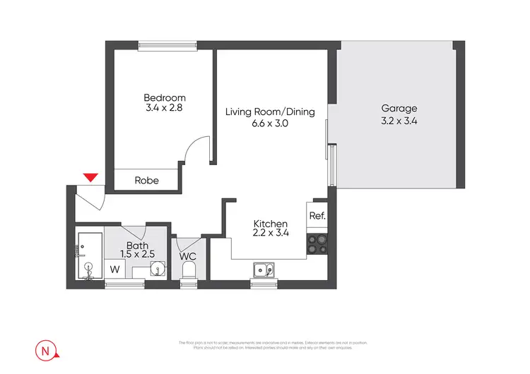Floorplan of Homely unit listing, 4/114 Commercial Road, Footscray VIC 3011