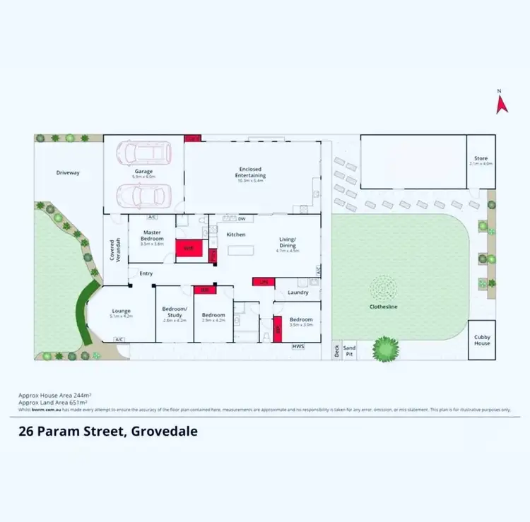 Floorplan of Homely house listing, 26 Param Street, Grovedale VIC 3216