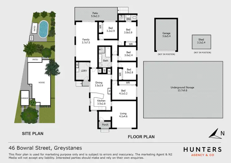 Floorplan of Homely house listing, 46 Bowral Street, Greystanes NSW 2145