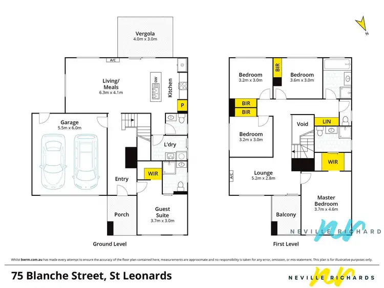 Floorplan of Homely house listing, 75 Blanche Street, St Leonards VIC 3223