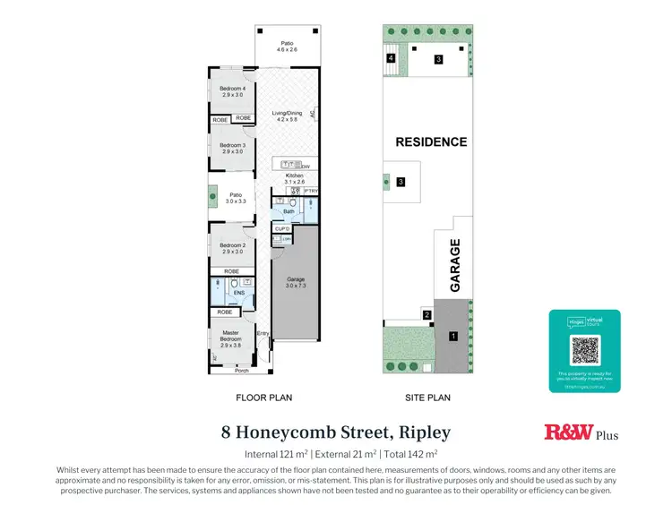 Floorplan of Homely house listing, 8 Honeycomb Street, Ripley QLD 4306