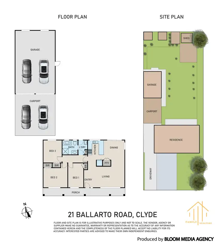 Floorplan of Homely house listing, 21 Ballarto Road, Clyde VIC 3978