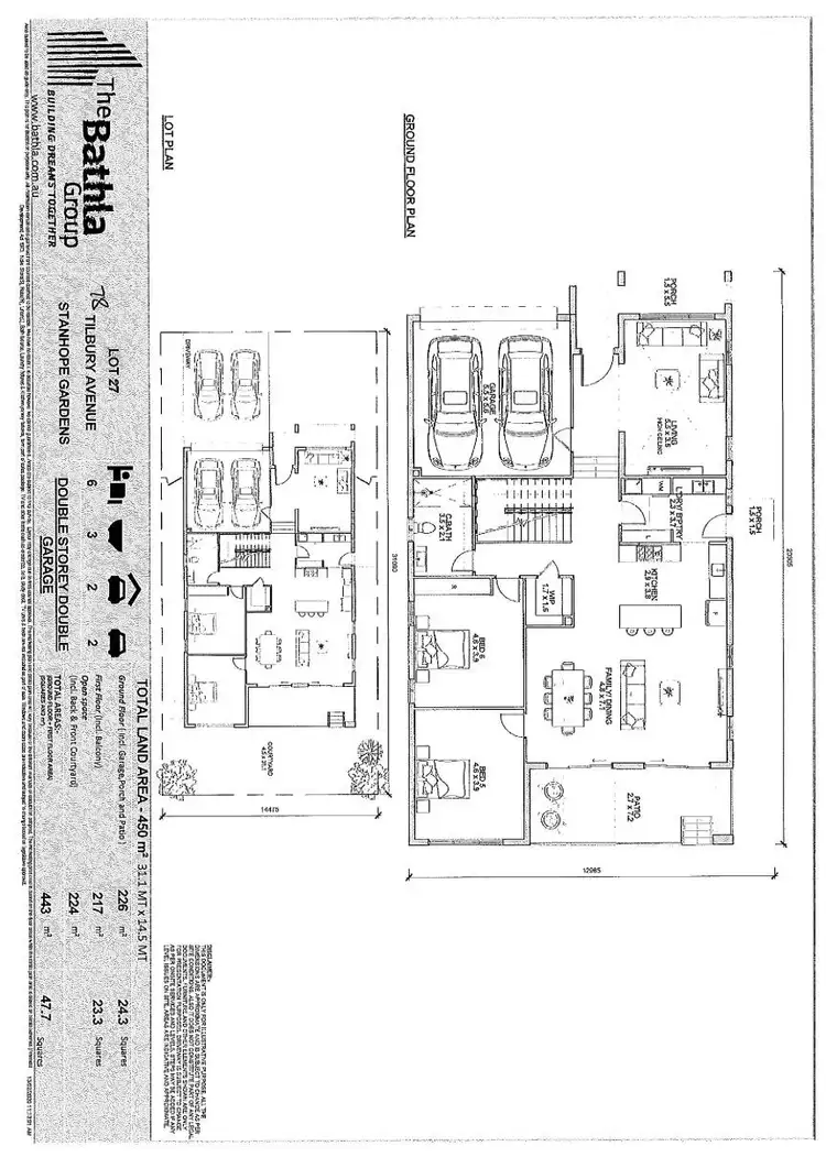 Floorplan of Homely house listing, 76 Tilbury Avenue, Stanhope Gardens NSW 2768