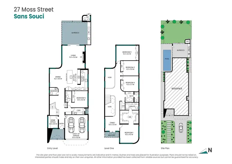Floorplan of Homely house listing, 27 Moss Street, Sans Souci NSW 2219