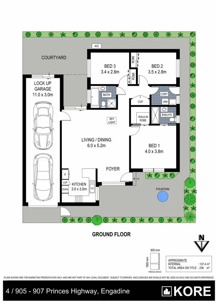 Floorplan of Homely villa listing, 4/905-907 Princes Highway, Engadine NSW 2233