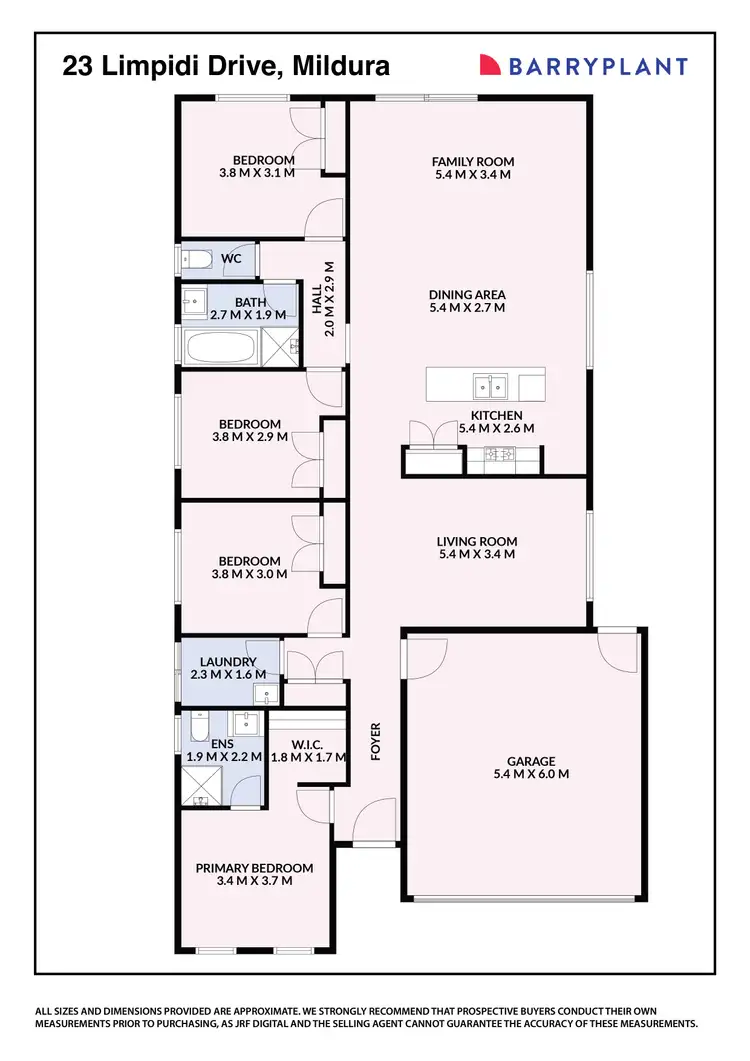 Floorplan of Homely house listing, 23 Limpidi Drive, Mildura VIC 3500