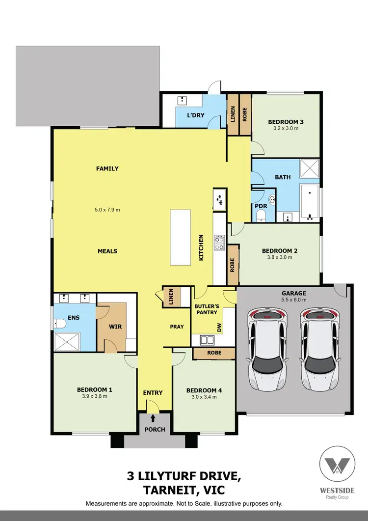 Floorplan of Homely house listing, 3 Lilyturf Drive, Tarneit VIC 3029