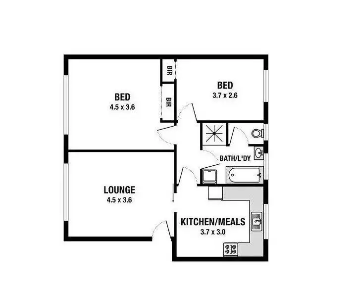 Floorplan of Homely apartment listing, 3/51 Stephen Street, Yarraville VIC 3013