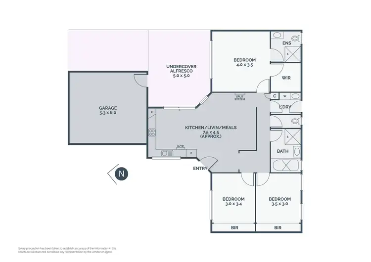 Floorplan of Homely unit listing, 2/27 Cedar Street, Thomastown VIC 3074