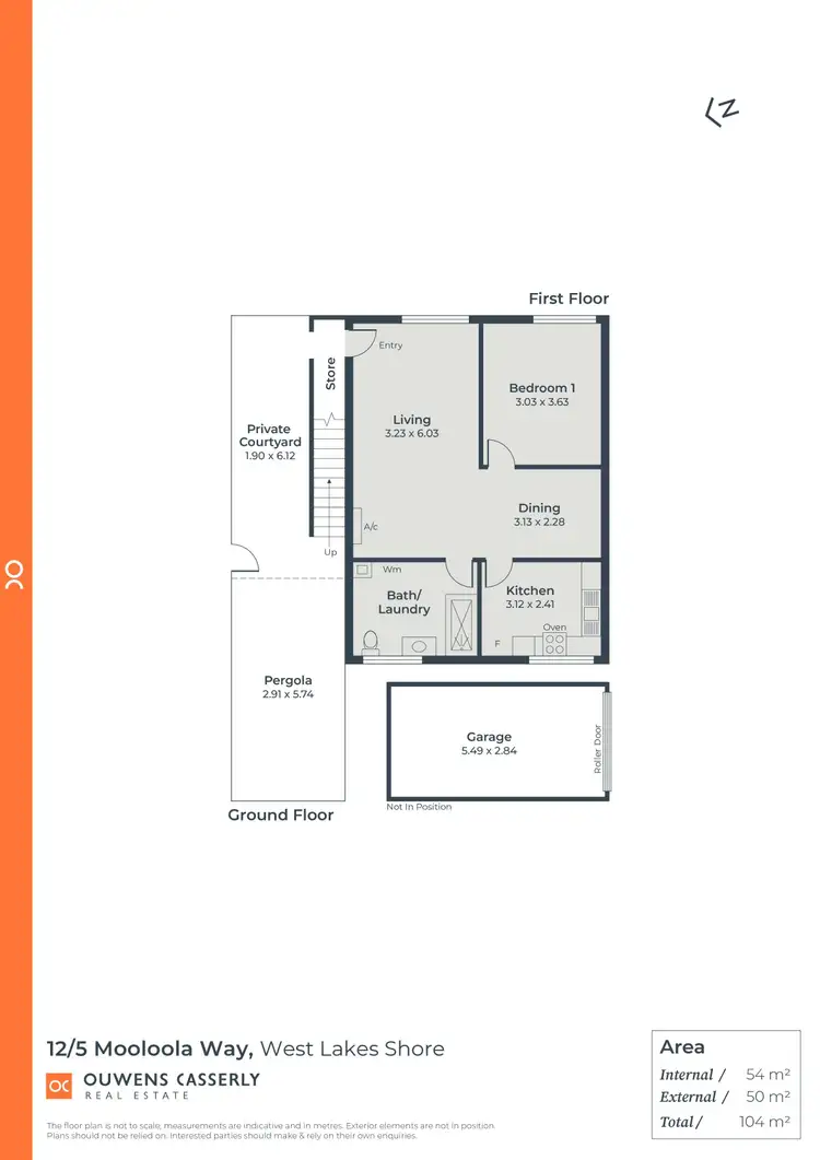 Floorplan of Homely unit listing, 12/5 Mooloola Way, West Lakes Shore SA 5020