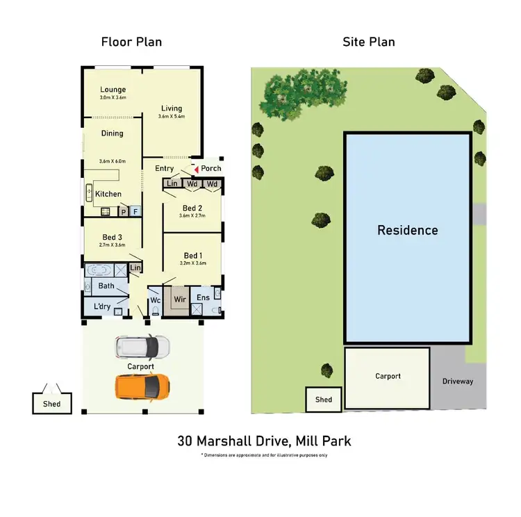 Floorplan of Homely house listing, 30 Marshall Drive, Mill Park VIC 3082
