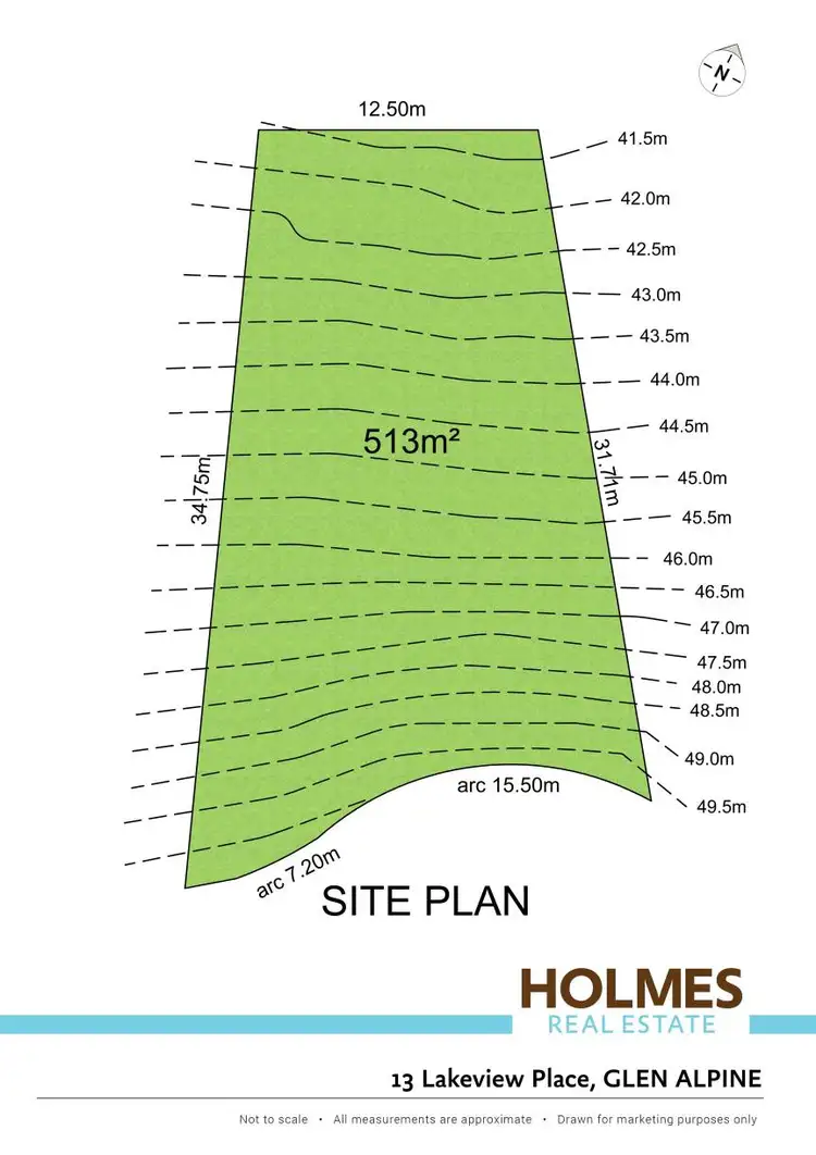 Floorplan of Homely land listing, 13 Lakeview Place, Glen Alpine NSW 2560