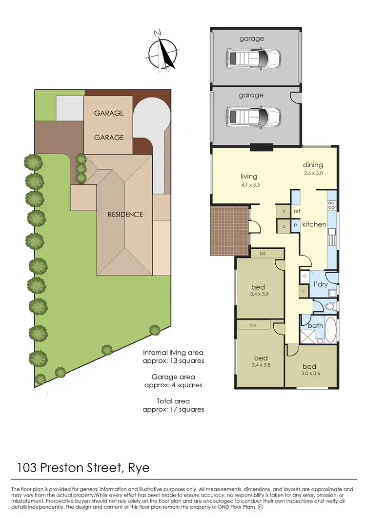 Floorplan of Homely house listing, 103 Preston Street, Rye VIC 3941