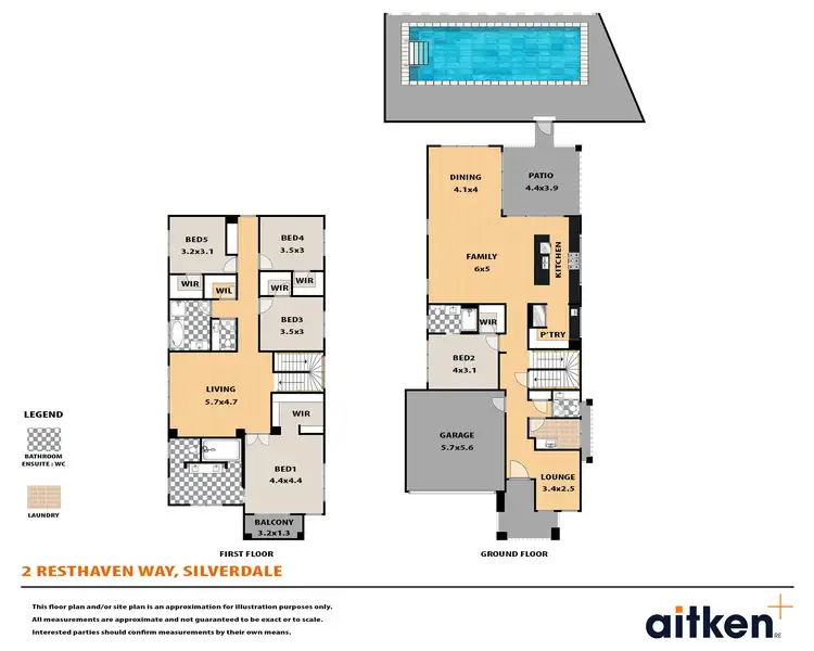 Floorplan of Homely house listing, 2 Resthaven Way, Silverdale NSW 2752