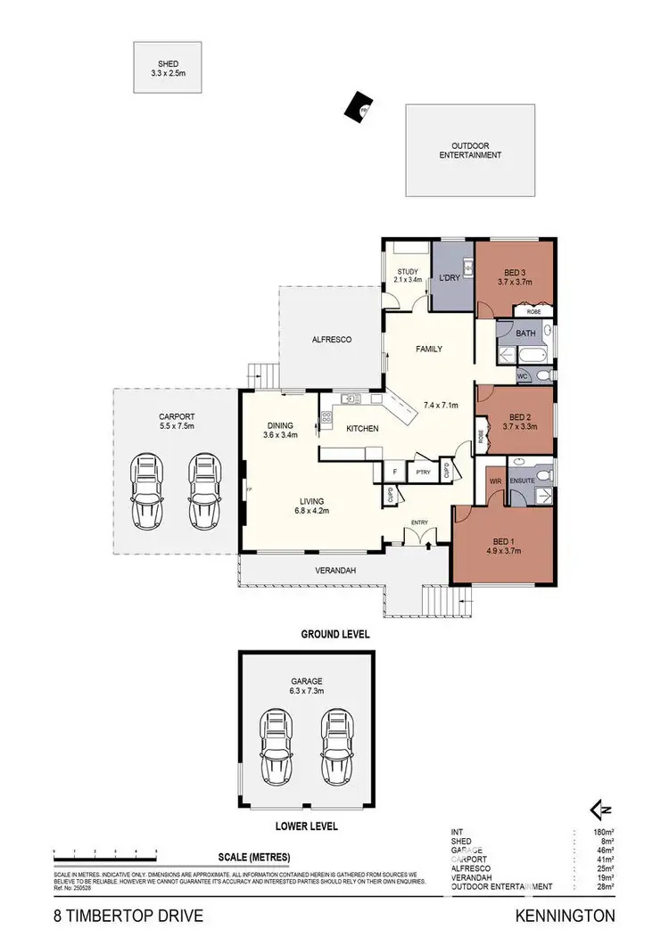 Floorplan of Homely house listing, 8 Timbertop Drive, Kennington VIC 3550