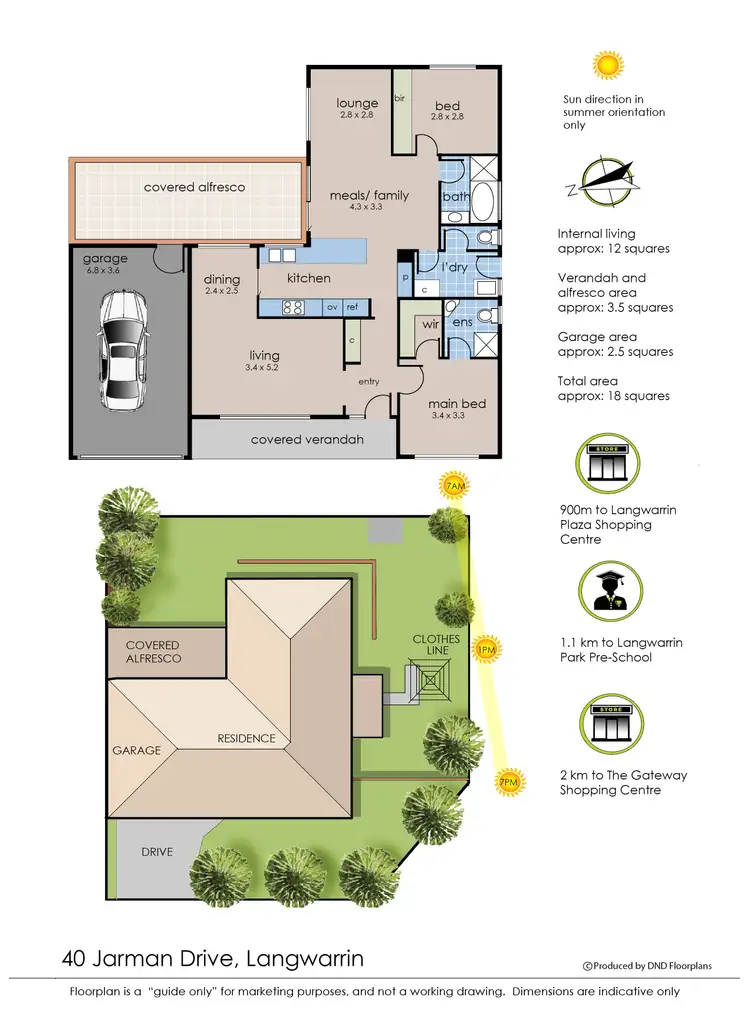 Floorplan of Homely house listing, 40 Jarman Drive, Langwarrin VIC 3910