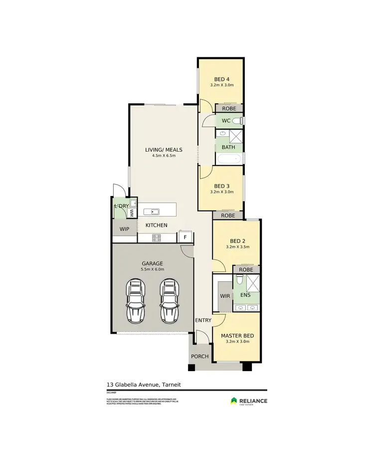 Floorplan of Homely house listing, 13 Glabella Avenue, Tarneit VIC 3029