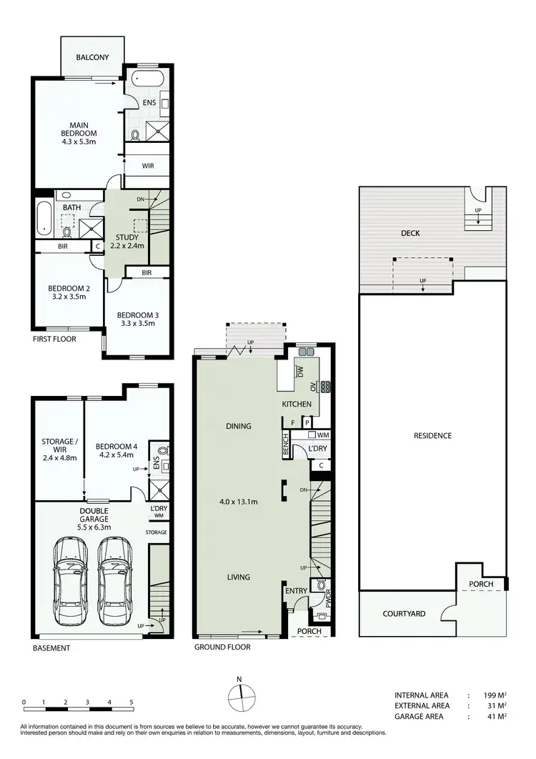 Floorplan of Homely townhouse listing, 16/49 Head Street, Brighton VIC 3186