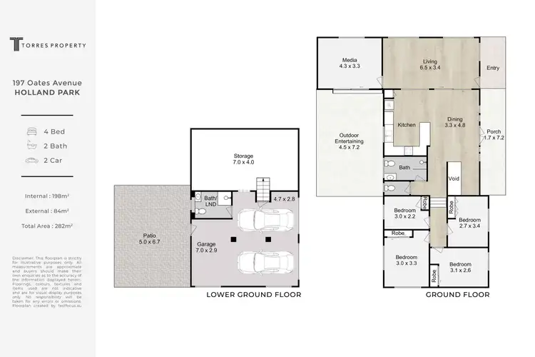 Floorplan of Homely house listing, 197 Oates Avenue, Holland Park QLD 4121