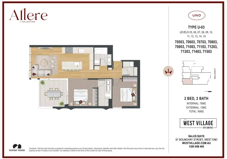Floorplan of Homely apartment listing, 25 Mollison Street, West End QLD 4101