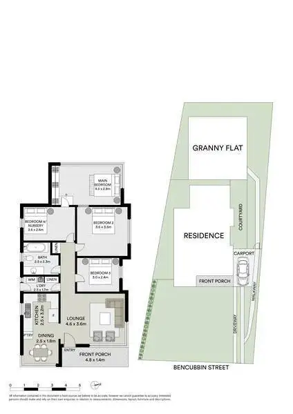 Floorplan of Homely house listing, 8 Bencubbin Street, Sadleir NSW 2168